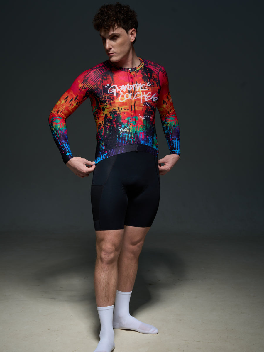 X-TIGER Men’s Performance Long Sleeve Cycling Jerseys