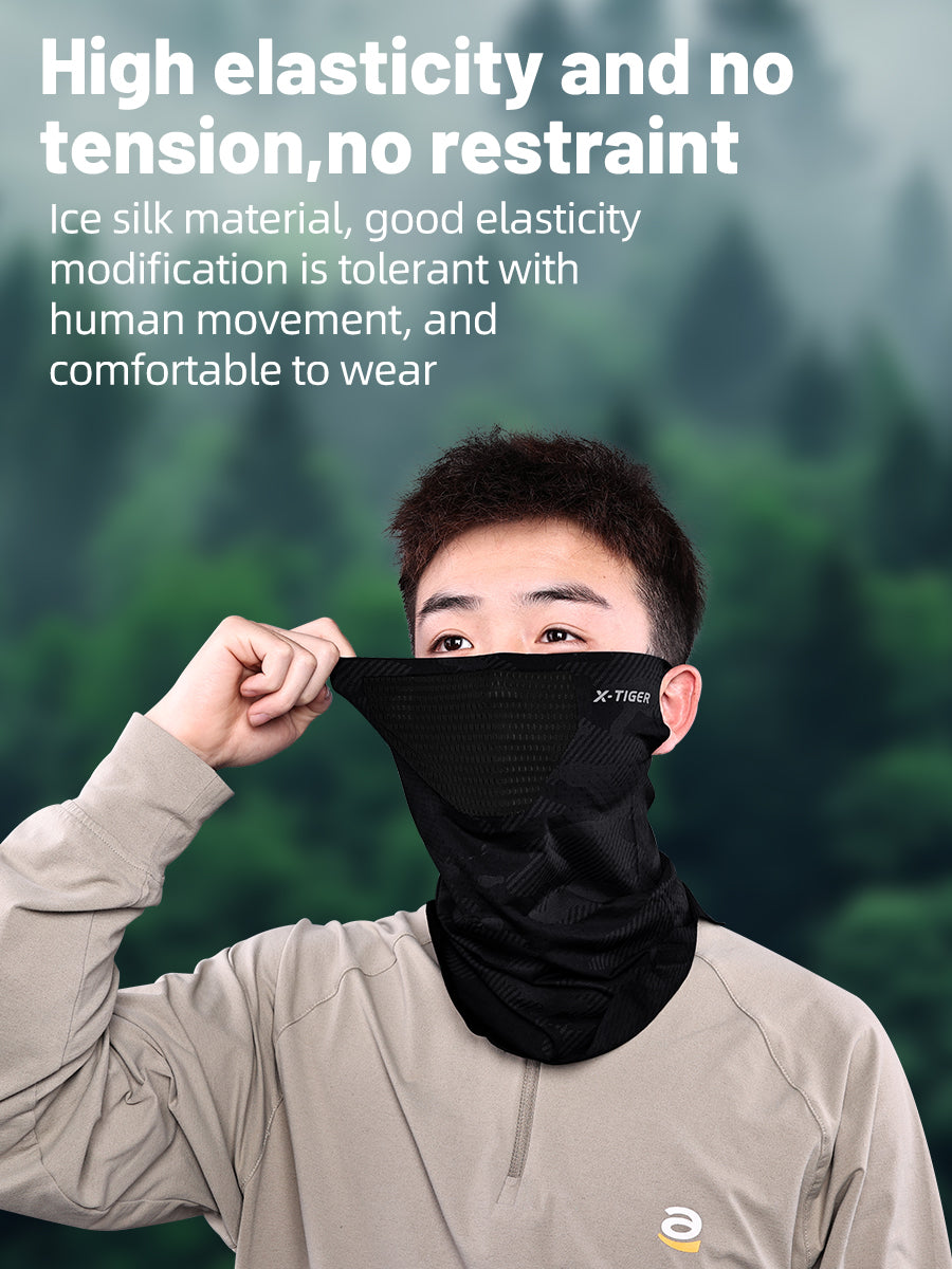 X-TIGER Sports lce Silk Mask Outdoor Cycling Bandana Summer Breathable Quick Dry UV Protective Headgear Running Scarf Men Women