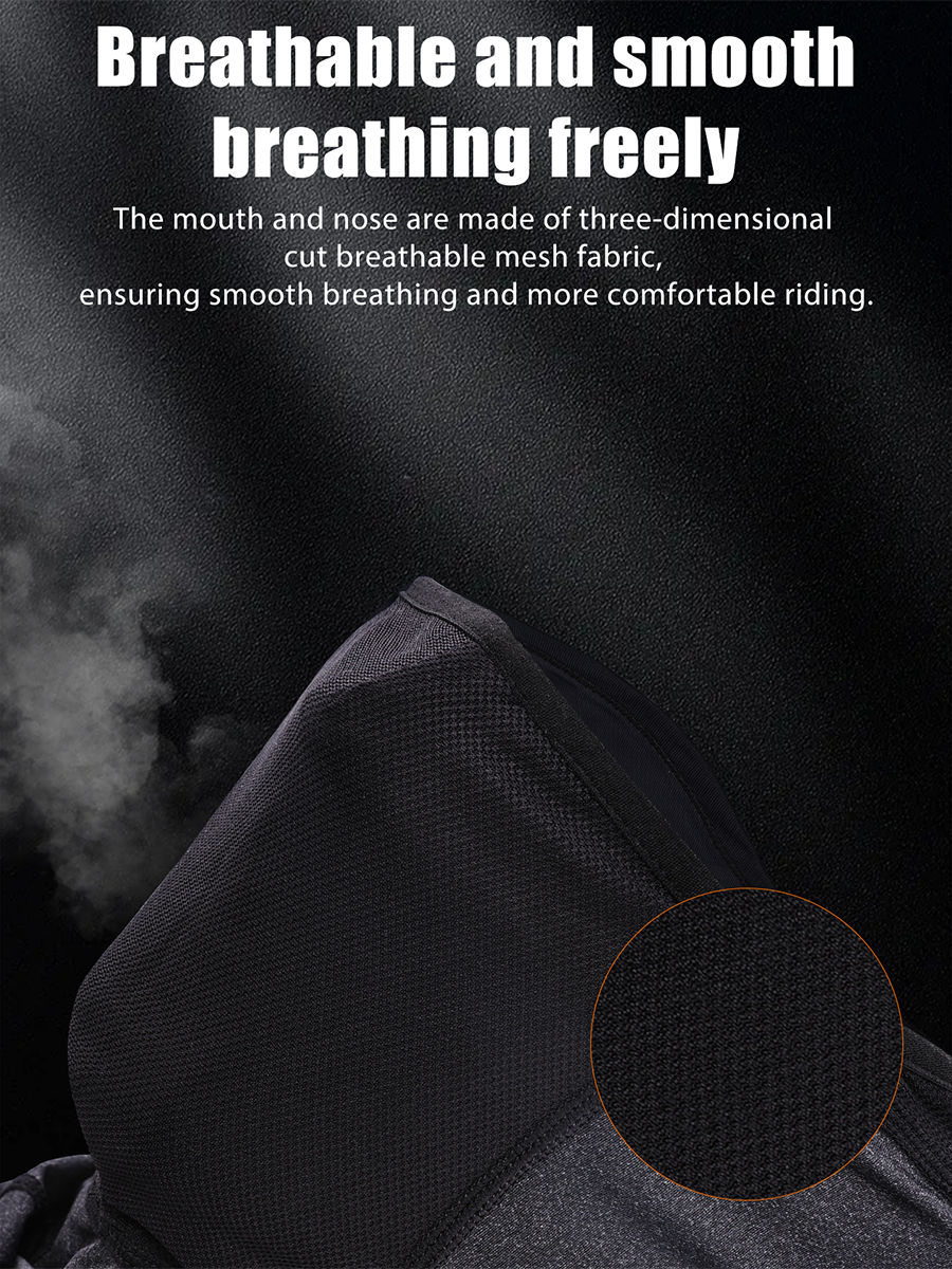 X-TIGER UPF50+ Cycling Face Mask Ice Silk Cooling Breathable Face Mask Moisture-Wicking for Men Outdoor Sports Cycling Hiking