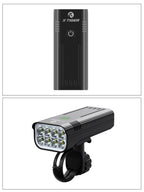 X-TIGER Bike Light Set Powerful USB Rechargeable Bright 10000mAh Bicycle Front Lights IPX5 Waterproof Front Lamp