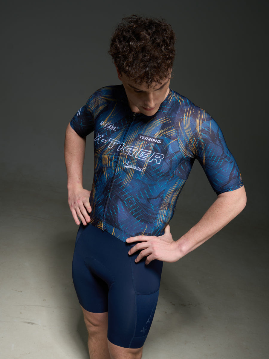 X-TIGER Men’s Performance Short Sleeve Cycling Jerseys