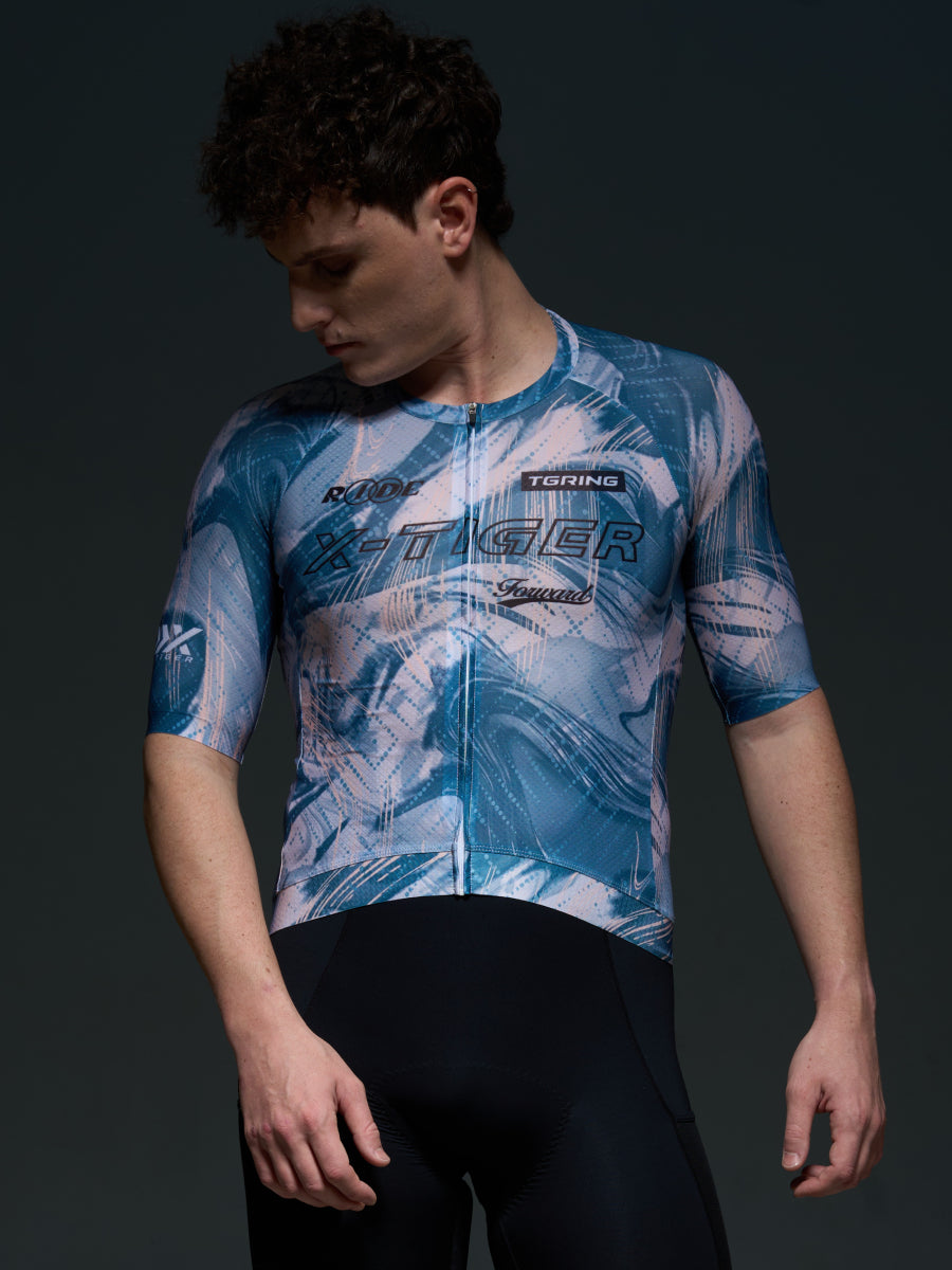 X-TIGER Men’s Performance Short Sleeve Cycling Jerseys