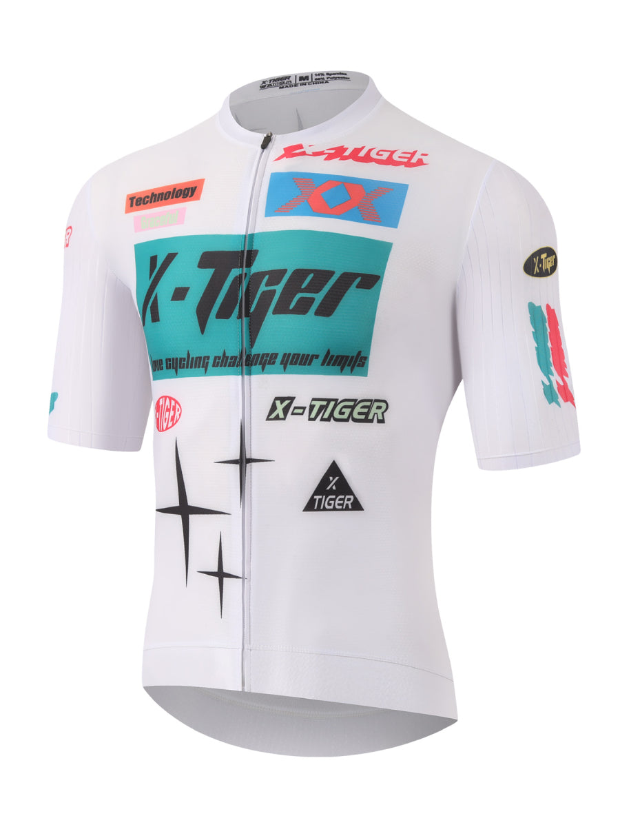 X-TIGER Men's Pro Cycling Jersey: Quick-Dry Breathable MTB Road Shirt