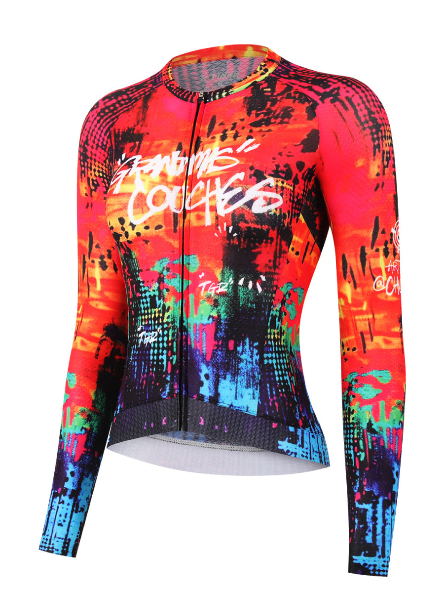 X-TIGER Women’s Performance Long Sleeve Cycling Jerseys