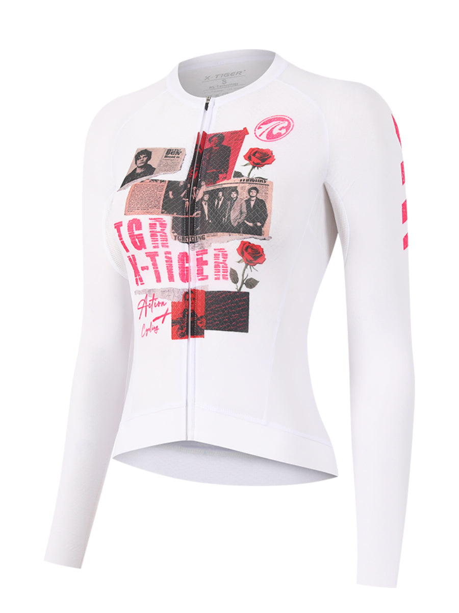 X-TIGER Women’s Performance Long Sleeve Cycling Jerseys
