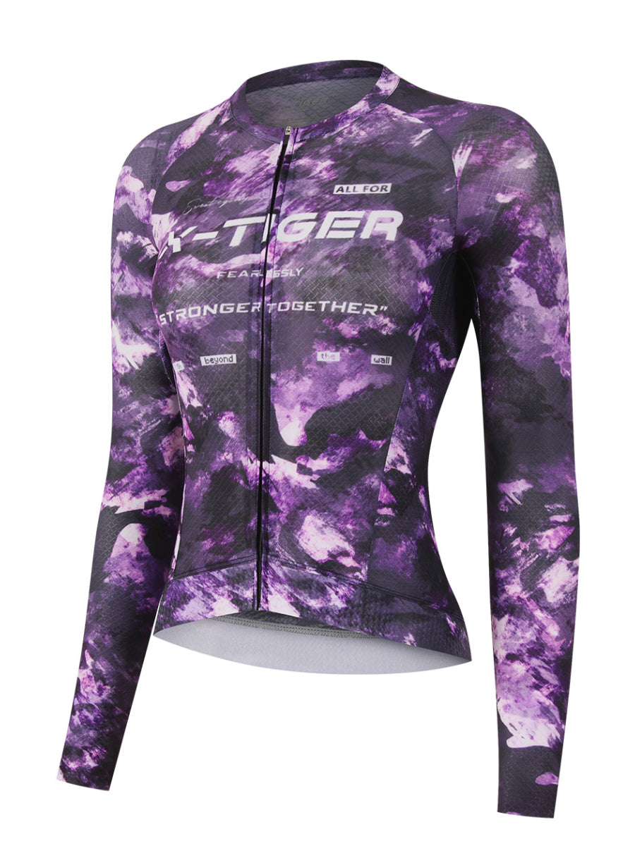 X-TIGER Women’s Performance Long Sleeve Cycling Jerseys