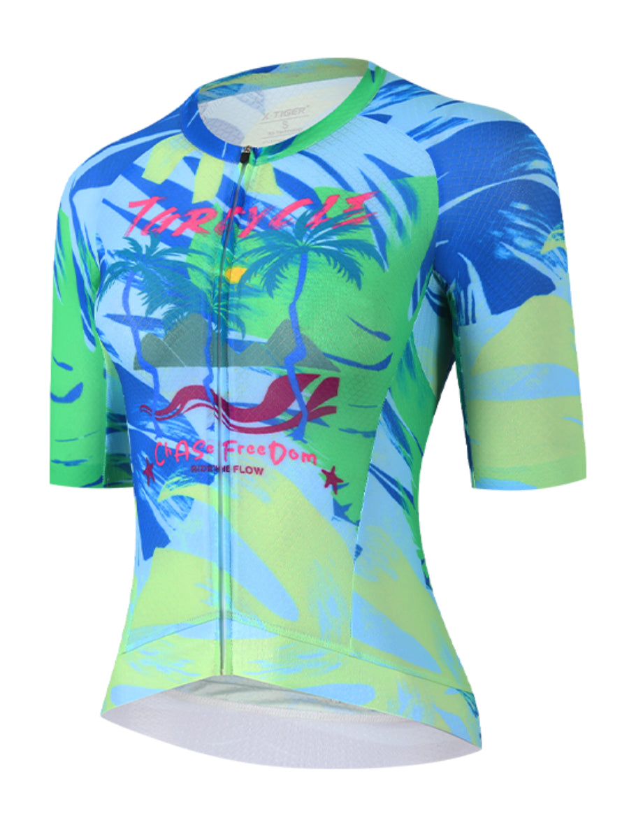 X-TIGER Women’s Performance Short Sleeve Cycling Jerseys