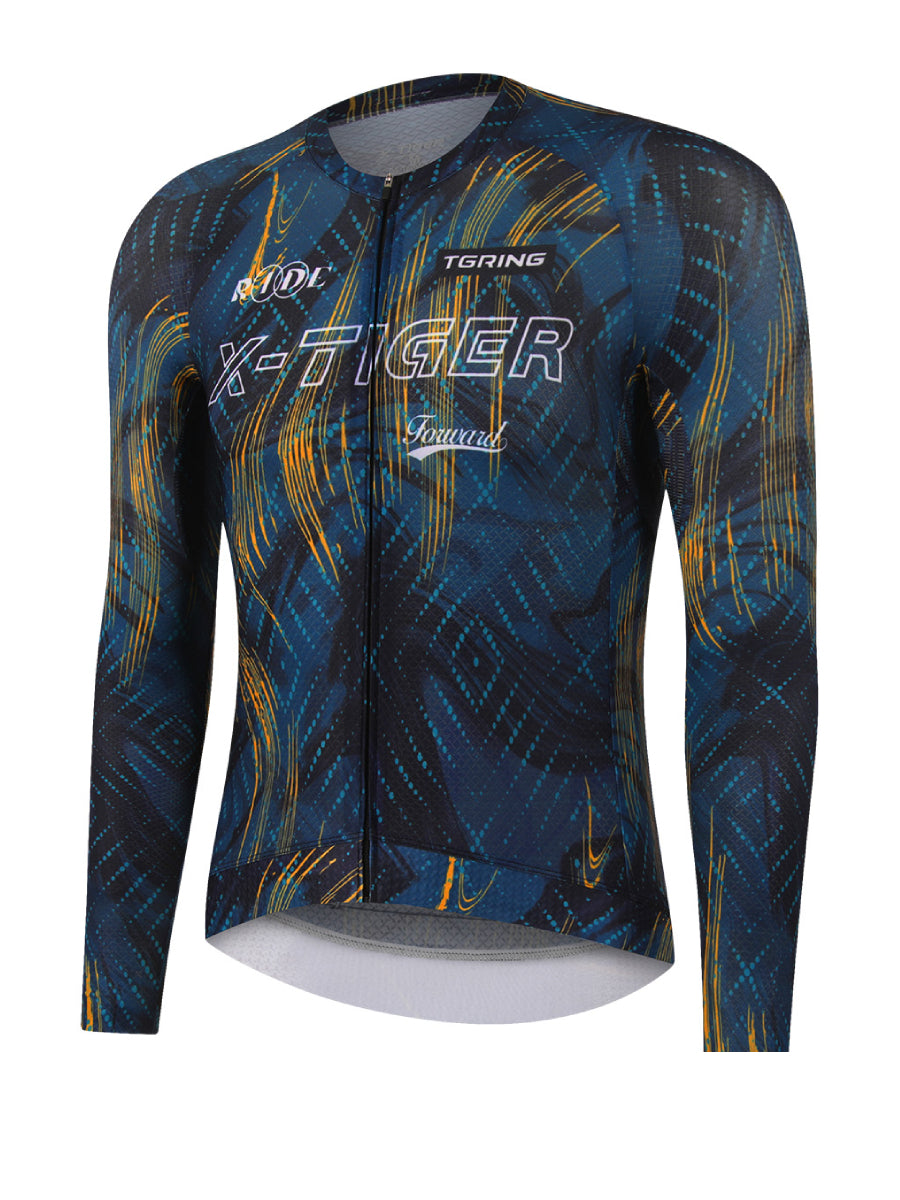 X-TIGER Men’s Performance Long Sleeve Cycling Jerseys