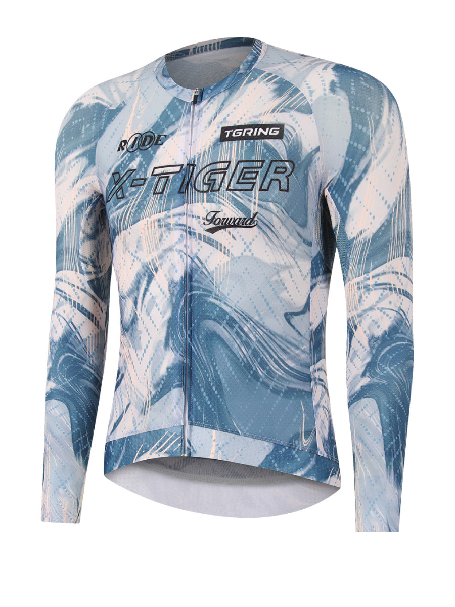 X-TIGER Men’s Performance Long Sleeve Cycling Jerseys
