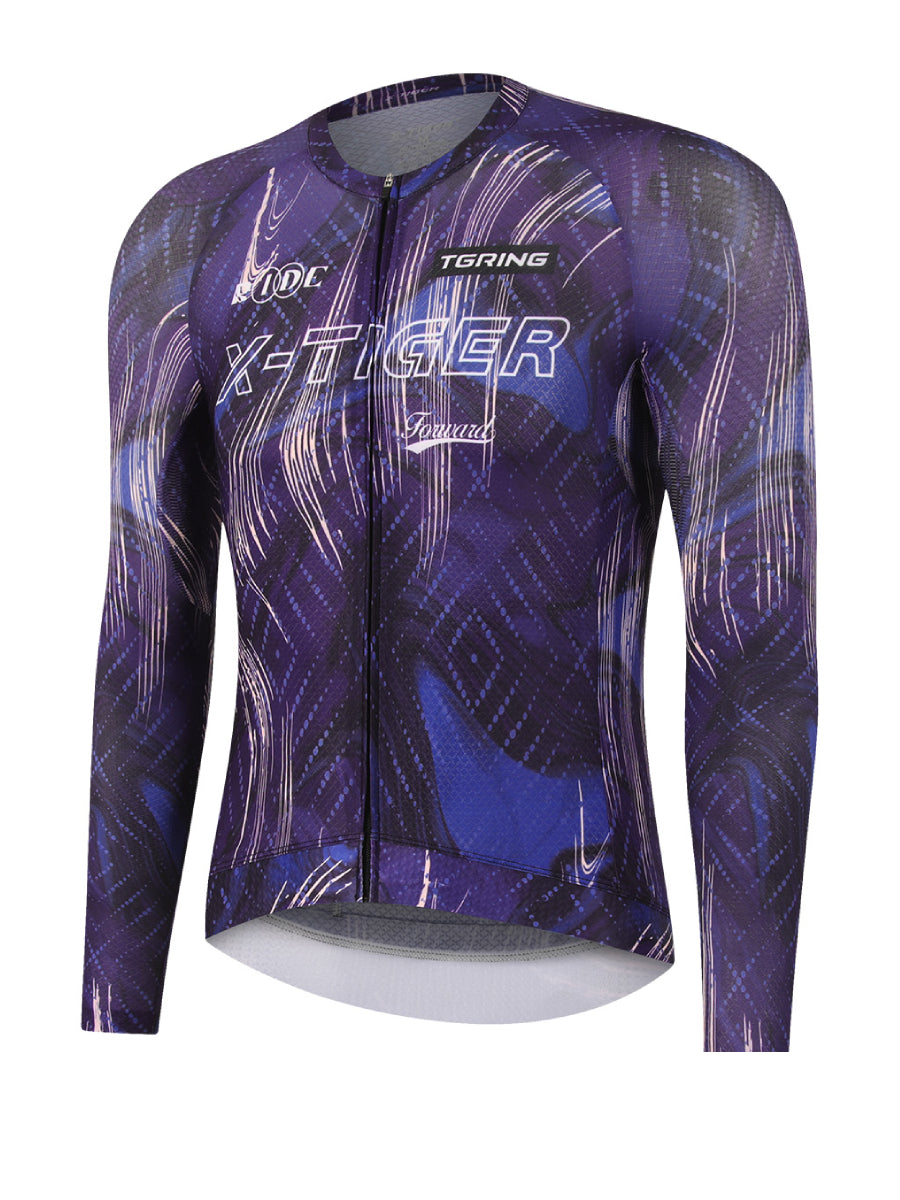 X-TIGER Men’s Performance Long Sleeve Cycling Jerseys