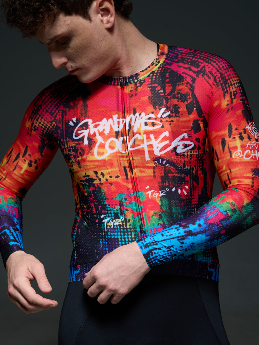 X-TIGER 2026 Men’s Performance Long Sleeve Cycling Jerseys -3