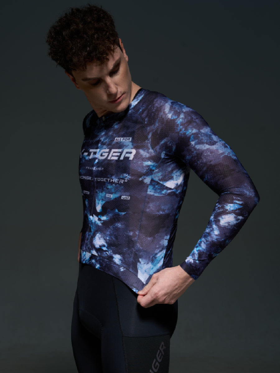 X-TIGER 2026 Men’s Performance Long Sleeve Cycling Jerseys -3
