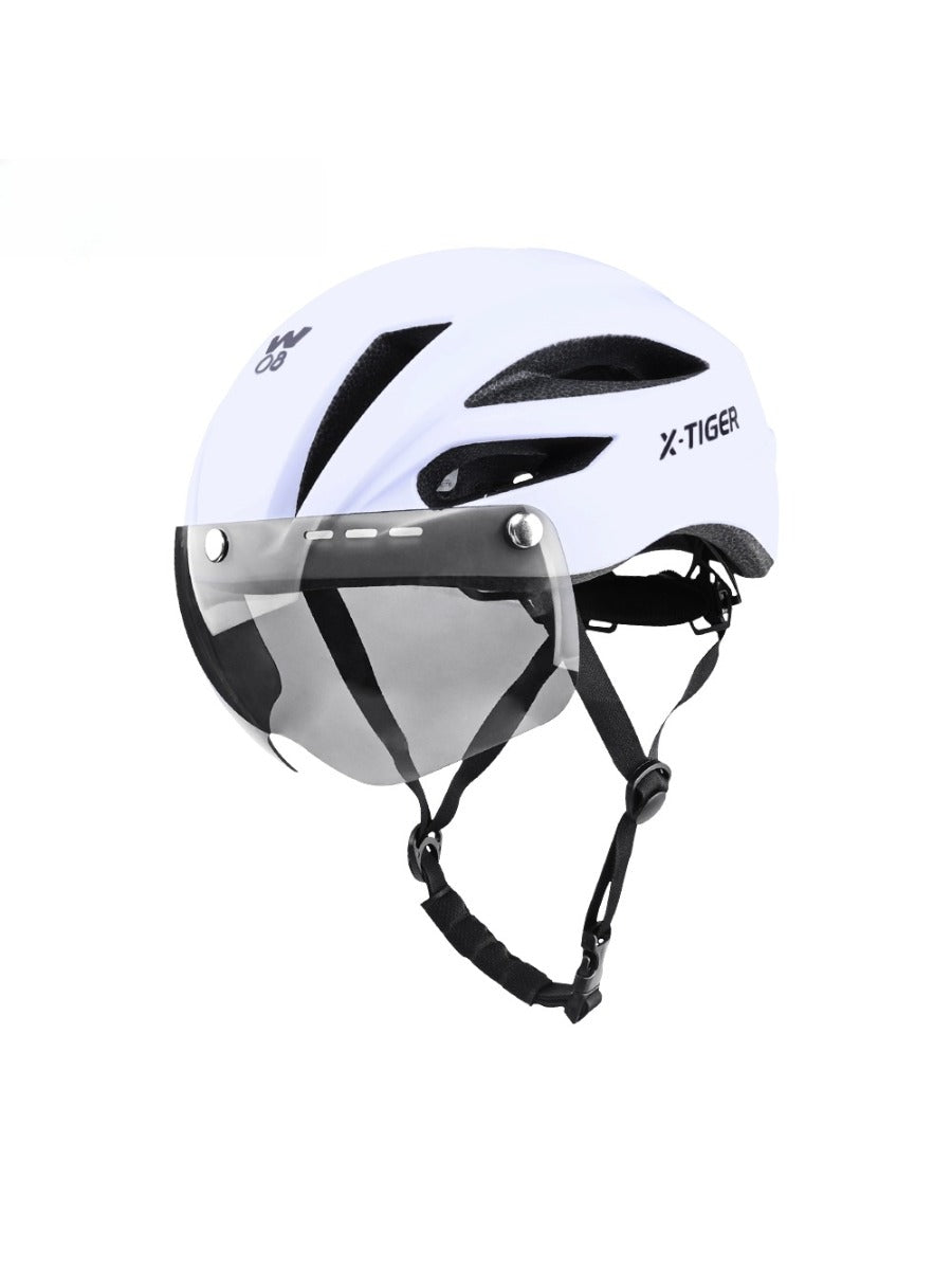 X-TIGER Bicycle Helmet With Wind Mirror Integrated Molding MTB Bicycle helmet Road Bike Cycling Bicycle Helmet Riding Equipment