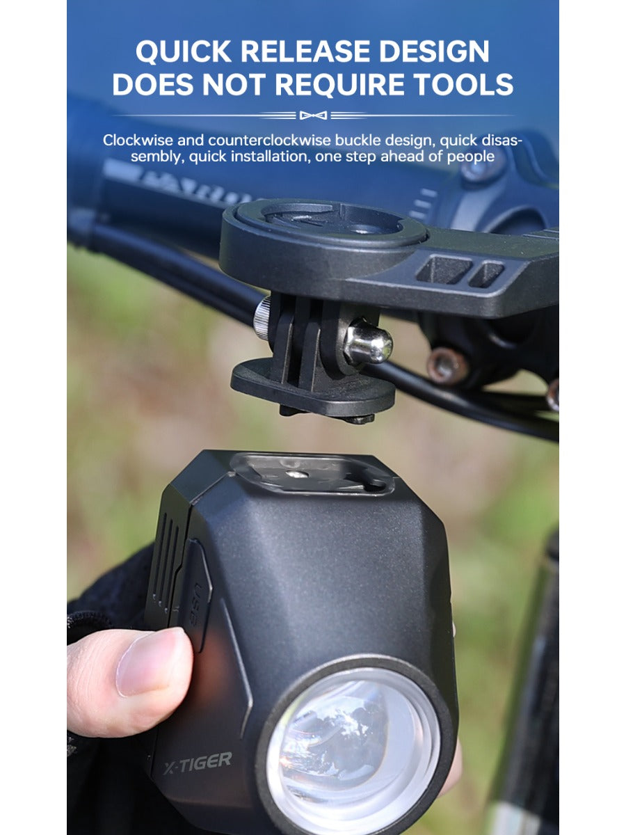 X-TIGER BIKE LIGHT High Brightness Waterproof Headlamp Tail Light Carrying Light TYPE-C MTB Road Bike Light