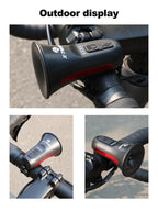 X-TIGER Waterproof Electronic Bike Horn High Decibel Warning Bell 6 Hours Battery