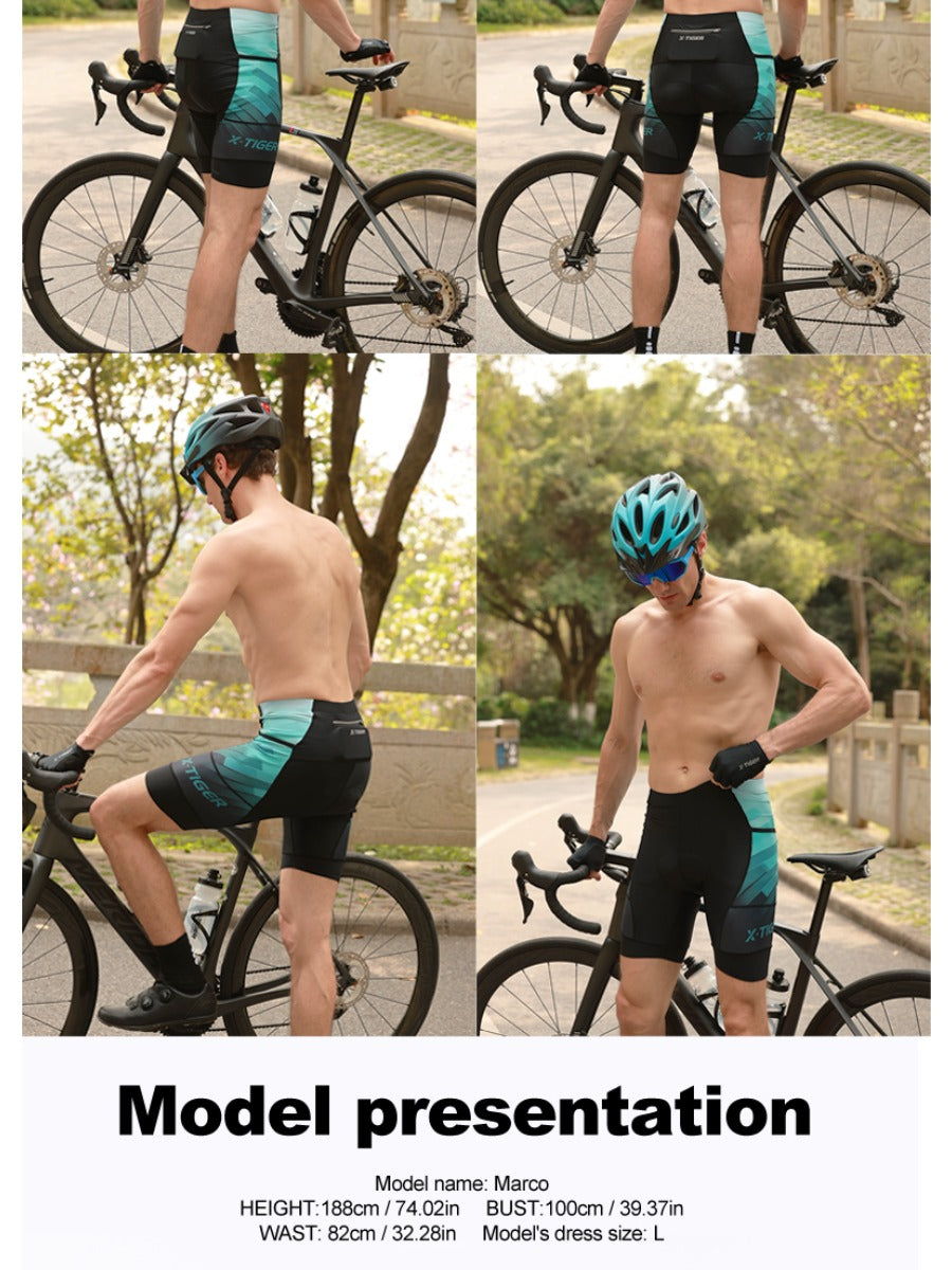 X-TIGER Men’s Racing Cycling Shorts