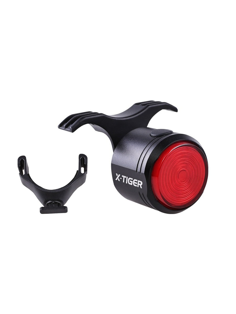 X-TIGER Bike Rear Light High Brightness Smart Brake Sensing Light IPX6 Waterproof LED Charging Taillight