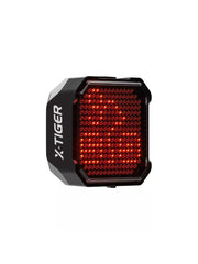 X-TIGER Cycling Tail Light IP66 Waterproof MTB Road Bicycle Light Smart Brake Sensor APP Build Mode Smart Expression Taillight
