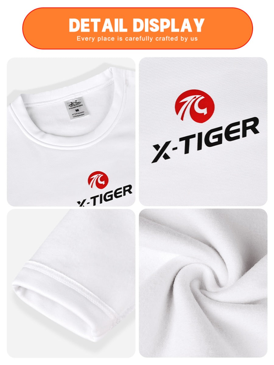 X-TIGER Long Sleeve Fleece Bike Underwear Winter Cycling Base Layer