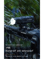 X-TIGER Bicycle Light IP66 Rainproof Bike Flashlight Type-C Rechargeable MTB Road Bike Front Lamp