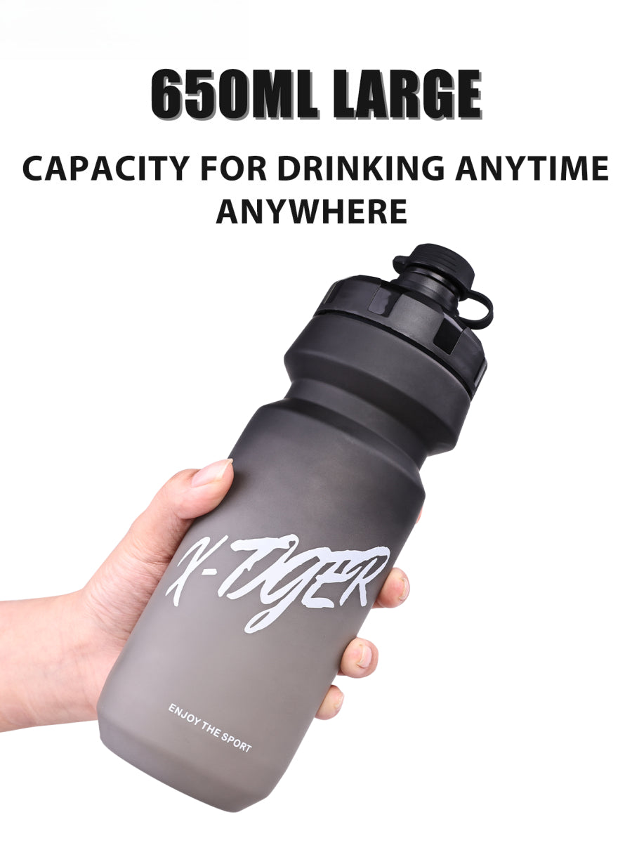 X-TIGER Sports Water Bottle 650ML Large Capacity Portable Leak Proof Bike Kettle