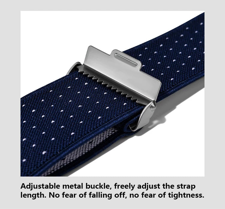X-TIGER Adjustable Cycling Suspenders with Anti-Slip Strong Grip Clips