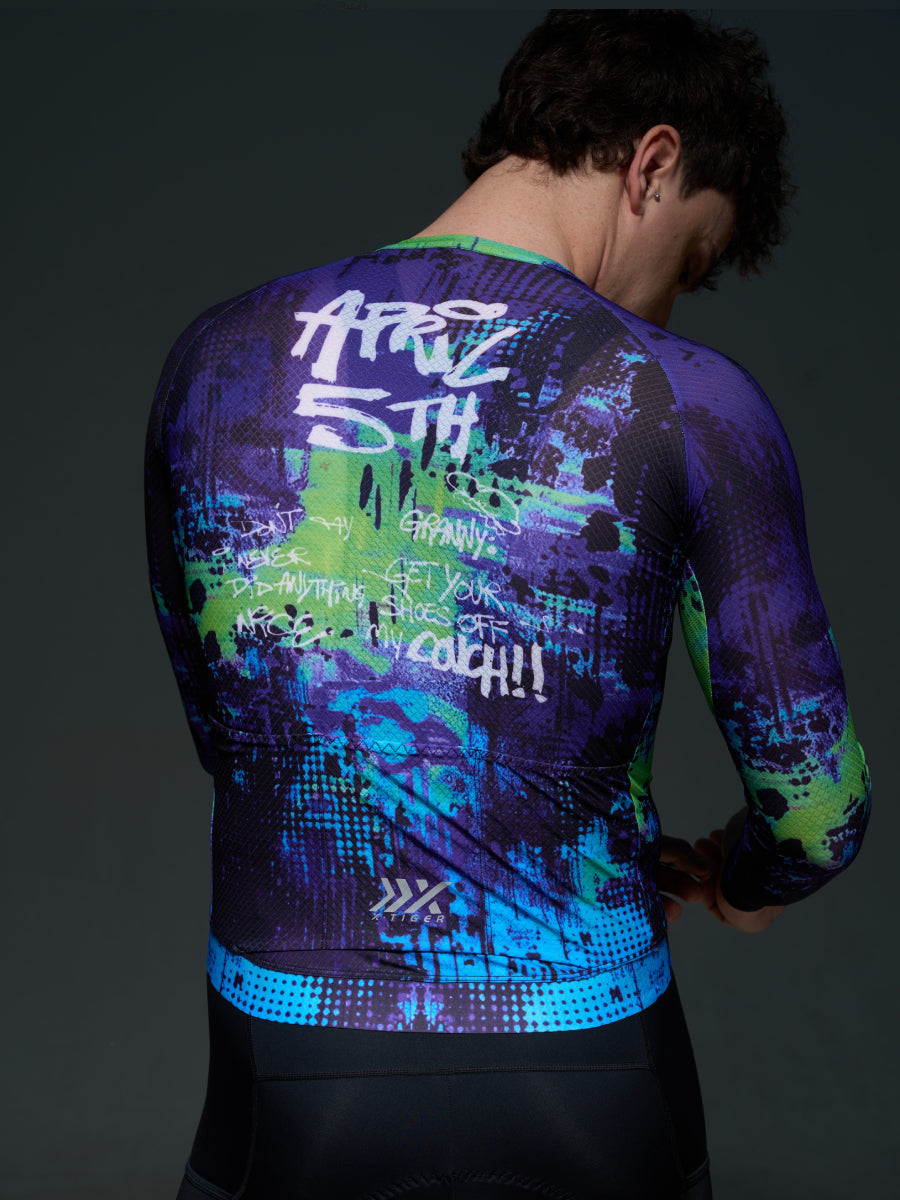 X-TIGER Men’s Performance Long Sleeve Cycling Jerseys