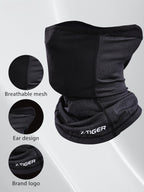 X-TIGER UPF50+ Cycling Face Mask Ice Silk Cooling Breathable Face Mask Moisture-Wicking for Men Outdoor Sports Cycling Hiking