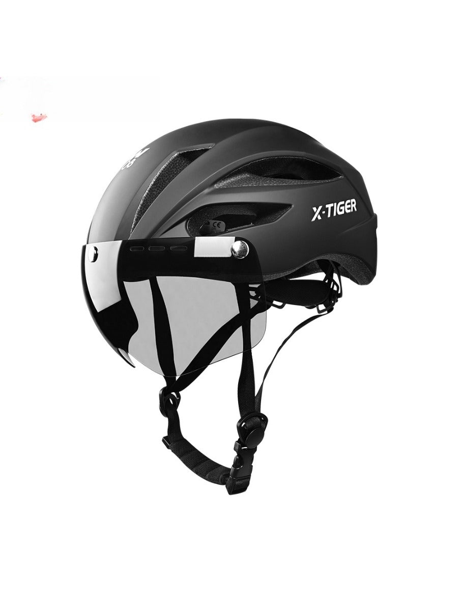 X-TIGER Bicycle Helmet With Wind Mirror Integrated Molding MTB Bicycle helmet Road Bike Cycling Bicycle Helmet Riding Equipment