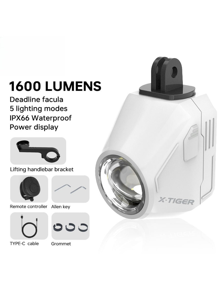 X-TIGER BIKE LIGHT High Brightness Waterproof Headlamp Tail Light Carrying Light TYPE-C MTB Road Bike Light