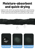 X-TIGER Sports lce Silk Mask Outdoor Cycling Bandana Summer Breathable Quick Dry UV Protective Headgear Running Scarf Men Women