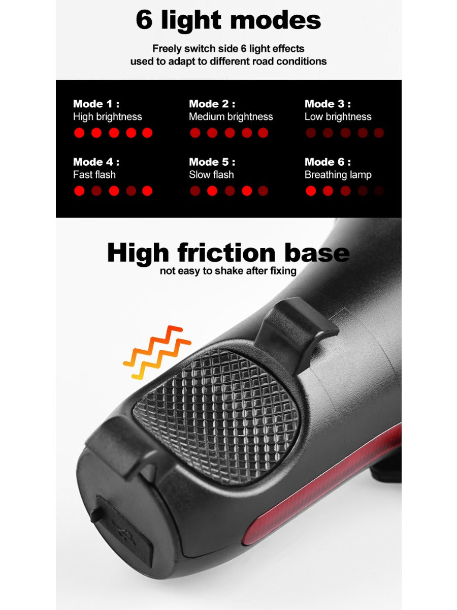 X-TIGER Waterproof Electronic Bike Horn High Decibel Warning Bell 6 Hours Battery
