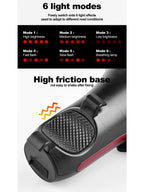 X-TIGER Waterproof Electronic Bike Horn High Decibel Warning Bell 6 Hours Battery