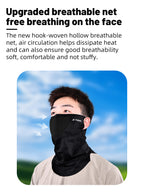 X-TIGER Sports lce Silk Mask Outdoor Cycling Bandana Summer Breathable Quick Dry UV Protective Headgear Running Scarf Men Women