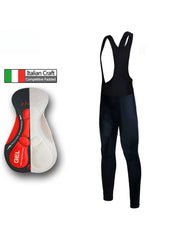 X-TIGER Men’s Fleece Cycling Bib Pants
