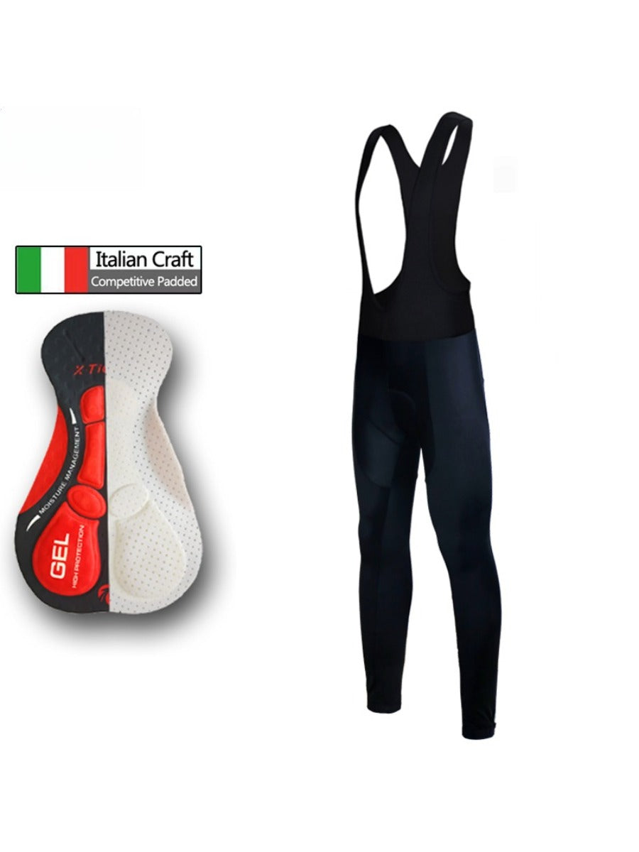 X-TIGER Men’s Fleece Cycling Bib Pants