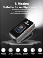X-TIGER Cycling Headlight Waterproof Bike Light 1200 mAh USB Rechargeable LED Bicycle Lamp MTB Road