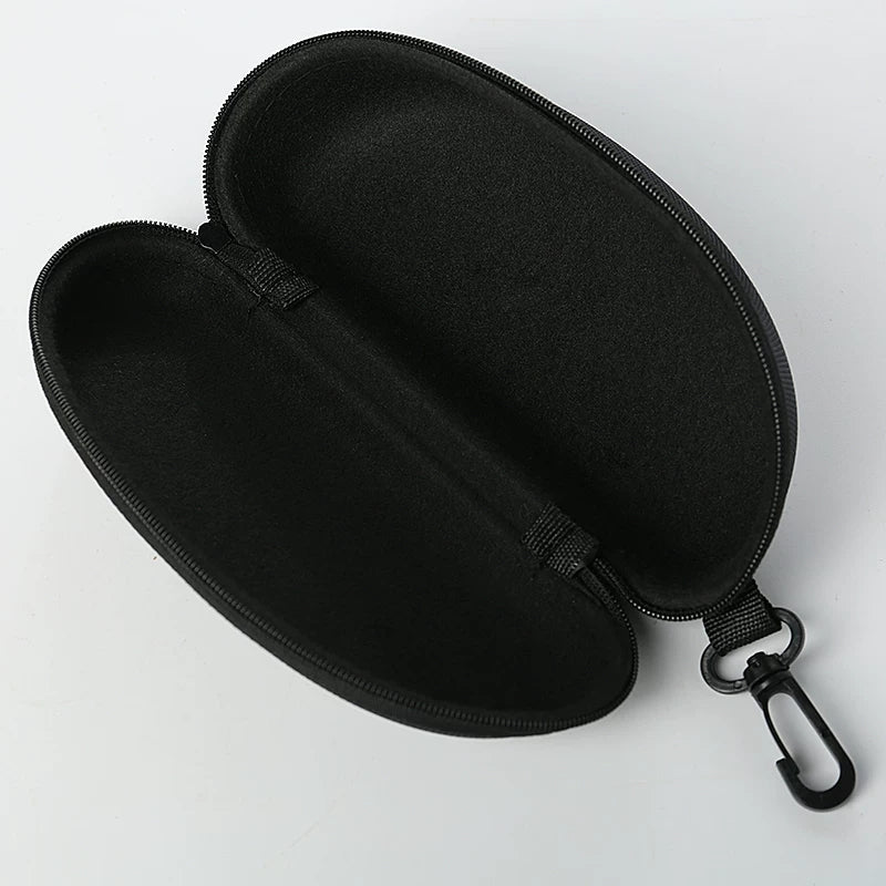 X-TIGER Eyeglass Case – Hard Shell Protective Cycling Glasses Case with Carabiner