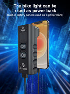 X-TIGER Waterproof MTB Bike Light Aluminum Alloy Road Cycling USB Rechargeable Headlight 2400 Lumens Bicycle Light