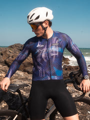 X-TIGER Men’s Performance Long Sleeve Cycling Jerseys