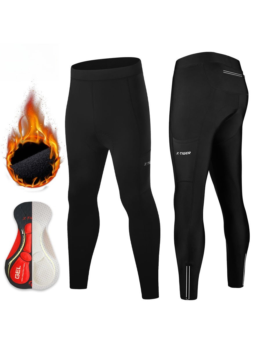 X-TIGER Men’s Fleece Cycling Pants