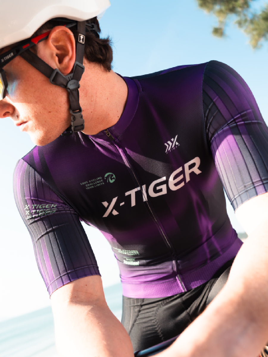X-TIGER Men's Pro Cycling Jersey: Quick-Dry Breathable MTB Road Shirt
