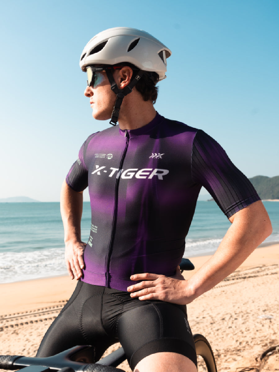 X-TIGER Men's Pro Cycling Jersey: Quick-Dry Breathable MTB Road Shirt