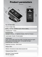 X-TIGER Cycling Headlight Waterproof Bike Light 1200 mAh USB Rechargeable LED Bicycle Lamp MTB Road