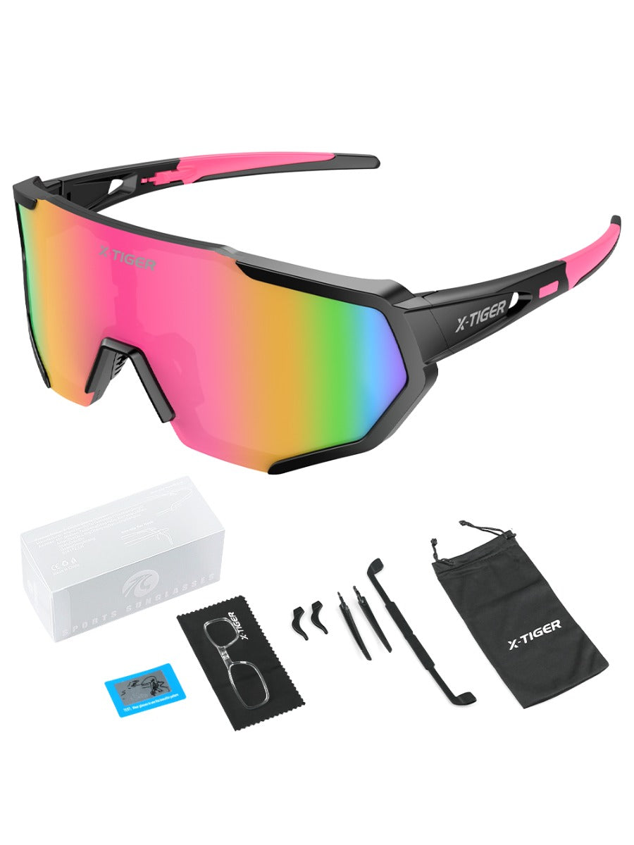 X-TIGER Cycling Glasses Polarized Outdoor Sports Men Sunglasses With Myopia Frame Bicycle Glasses Men's Women Cycling Eyewear