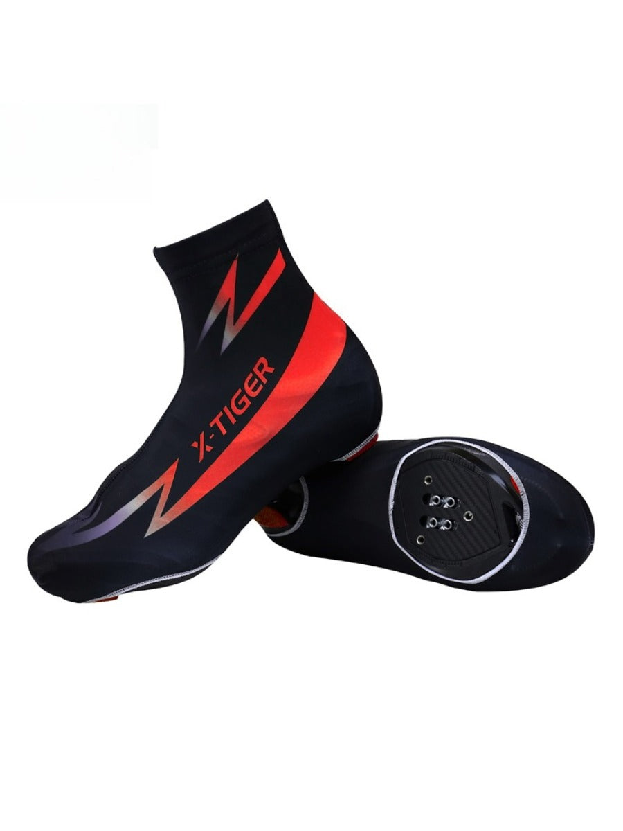 X-TIGER Bicycle Overshoes MTB Road Racing Quick Dry Lycra Lightweight Sport Cycling Shoe Cover Dustproof Zippered Men Women
