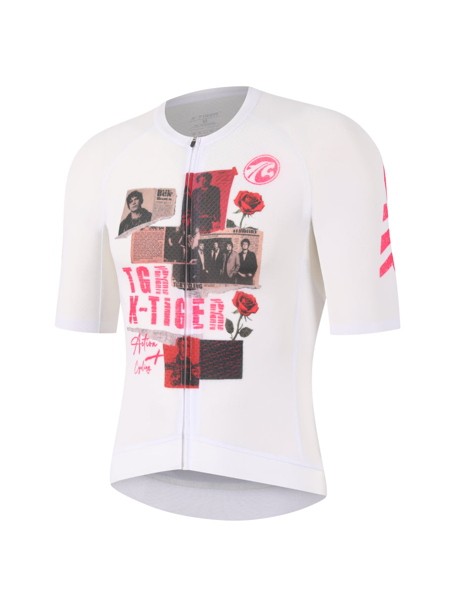 X-TIGER Men’s Performance Short Sleeve Cycling Jerseys
