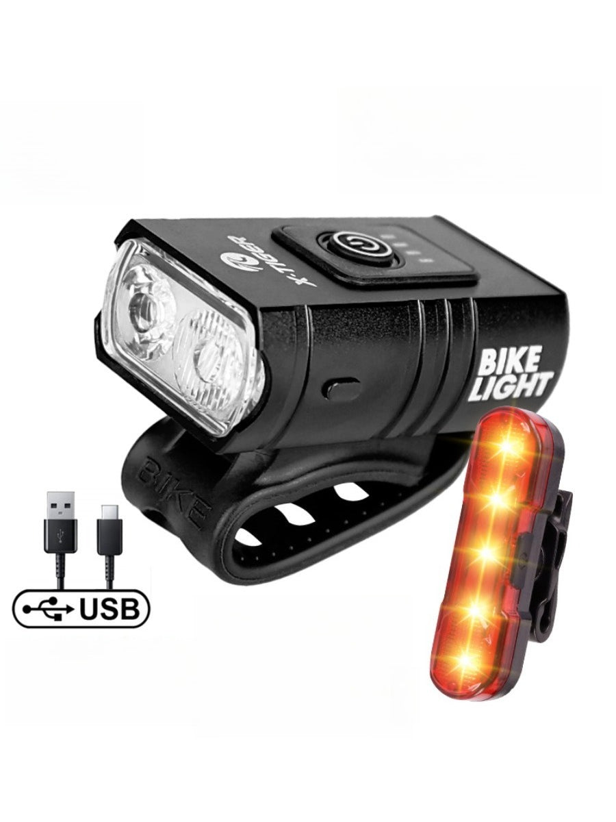 bicycle flashlight rechargeable X-TIGER Cycling Headlight Waterproof Bike Light 1200 mAh USB Recharge