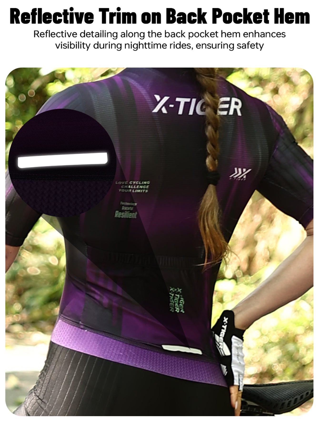 X-TIGER Women’s Advanced Pro Classic Short Sleeve Cycling Jersey