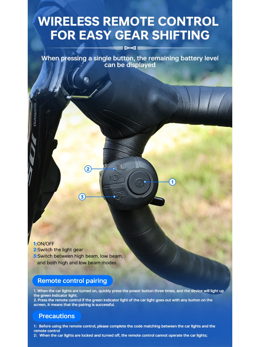 X-TIGER BIKE LIGHT High Brightness Waterproof Headlamp Tail Light Carrying Light TYPE-C MTB Road Bike Light